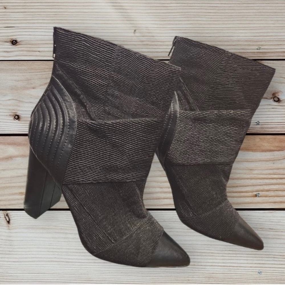 👢Shoedazxle* Ankle Bootie - Textile/Faux Leather